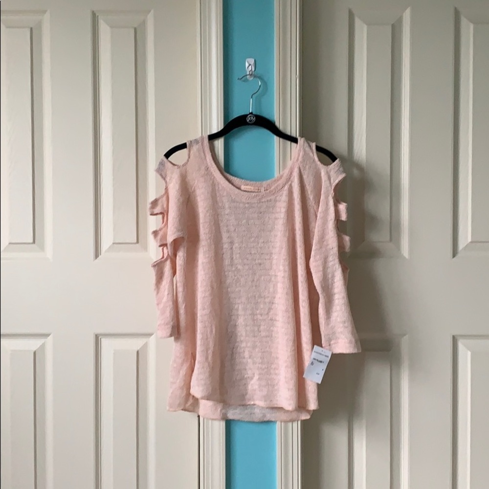 Cold-Shoulder Sweater